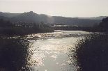 tarn, facing the sun